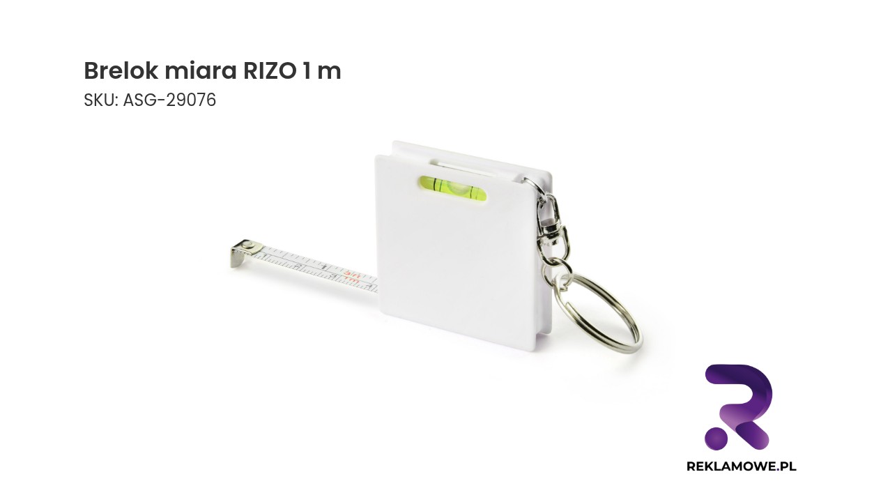 Brelok z miarą RIZO o długości 1 metra