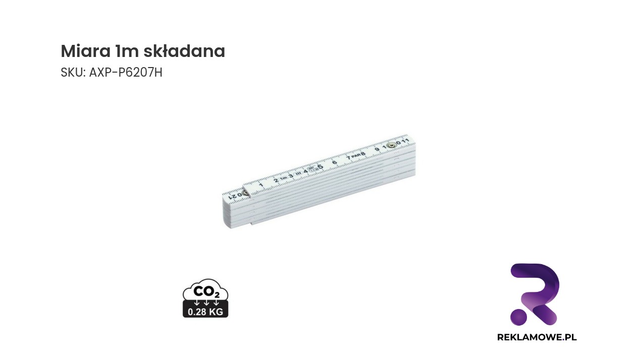 Składana miara 1 metr