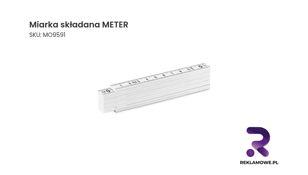 Miarka składana METER Zdjęcie składanej miarki METER