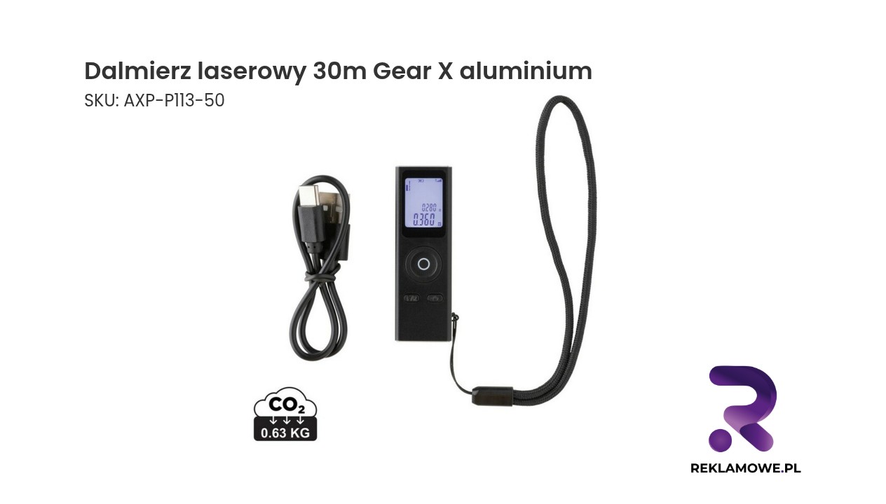 Dalmierz laserowy Gear X z aluminium o zasięgu 30m