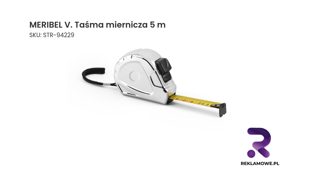 MERIBEL V. Taśma miernicza 5 m MERIBEL V. Taśma miernicza 5 m – praktyczna miarka do precyzyjnych pomiarów