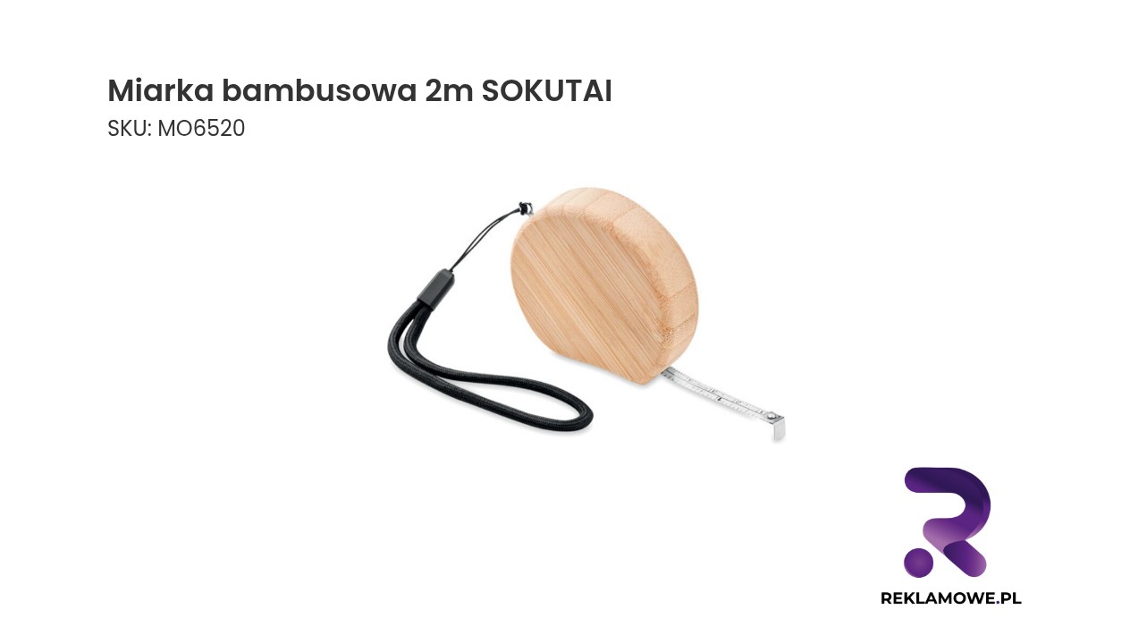Miarka bambusowa 2m SOKUTAI Miarka bambusowa 2m SOKUTAI – składana miara drewniana do precyzyjnych pomiarów